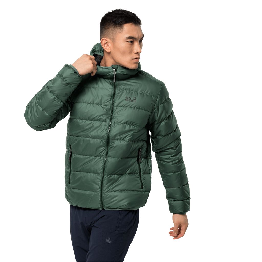 Jack Wolfskin HELIUM πουπουλενια μπουφαν ανδρικα ελιά | GR0722650